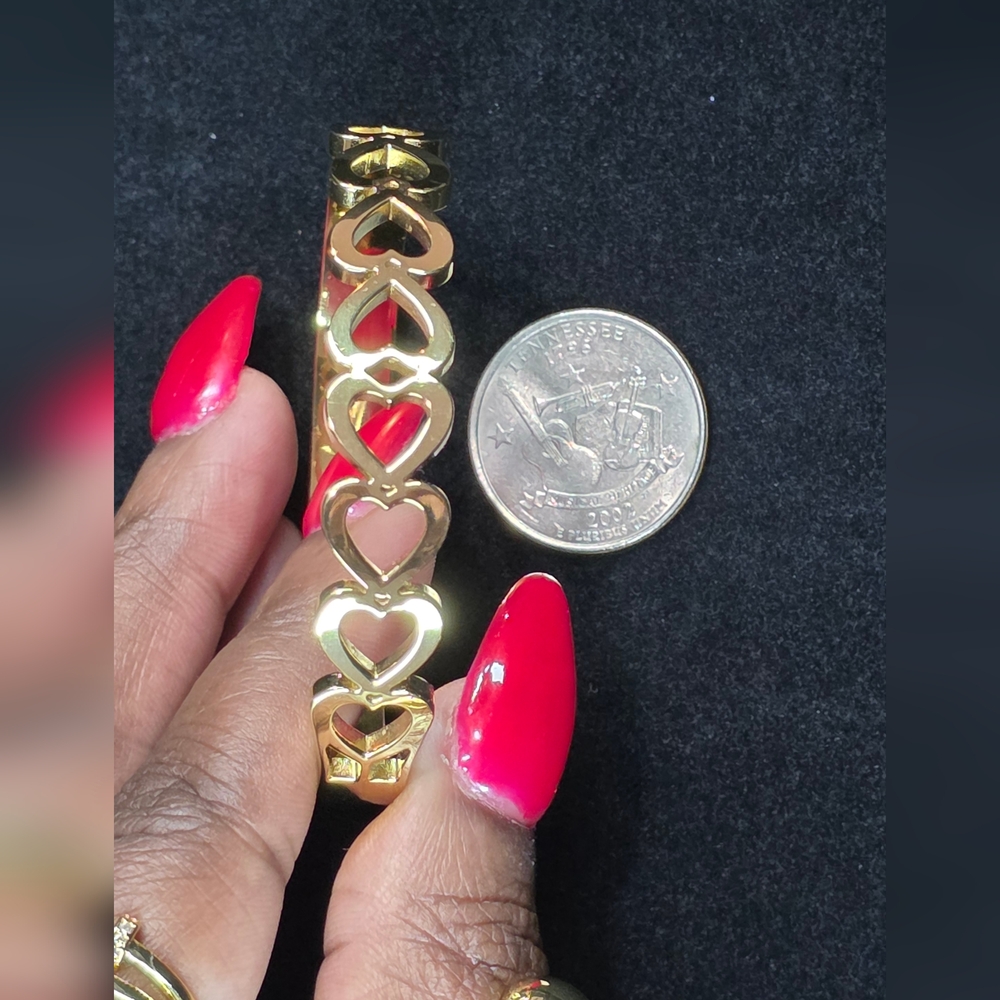 Gold Heart Bracelet